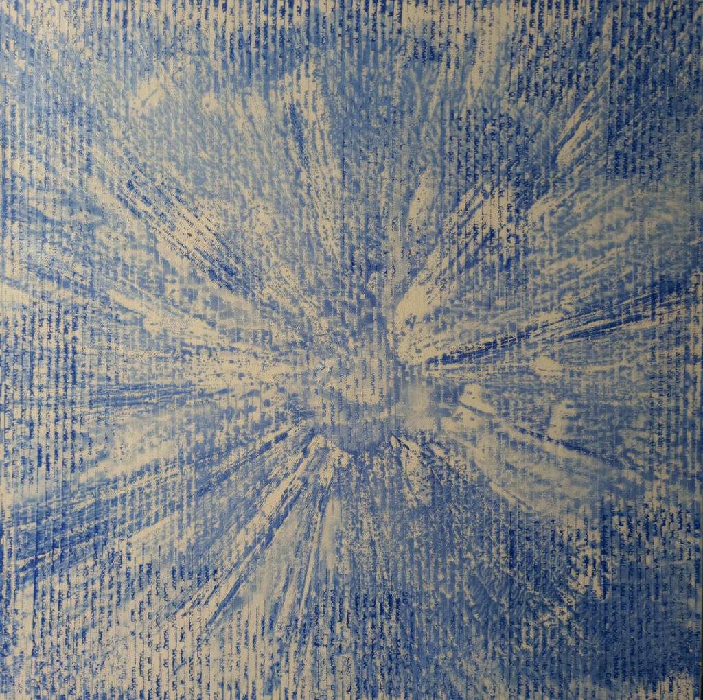 Yto Aranda. Luz-Omar-Luz-I. 2022. 50-x-50-cm. Acrílico sobre tela